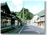 宿場町の眺め