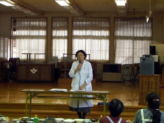 梅津先生の食の安全に関する講話